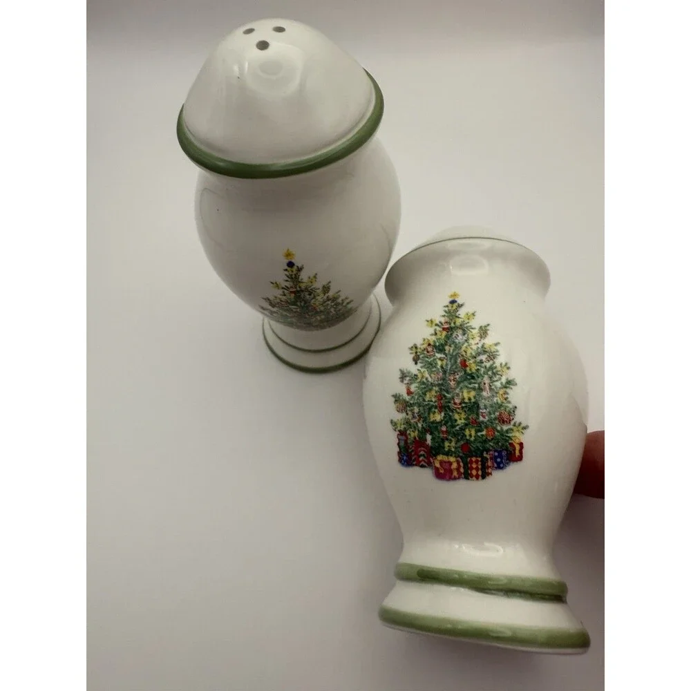Christopher Radko Traditions Holiday Celebrations Salt and Pepper Shakers 3 7/8
